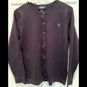 JPMChase Cardigan Sweater Dark Navy Blue Size Small Pristine Condition